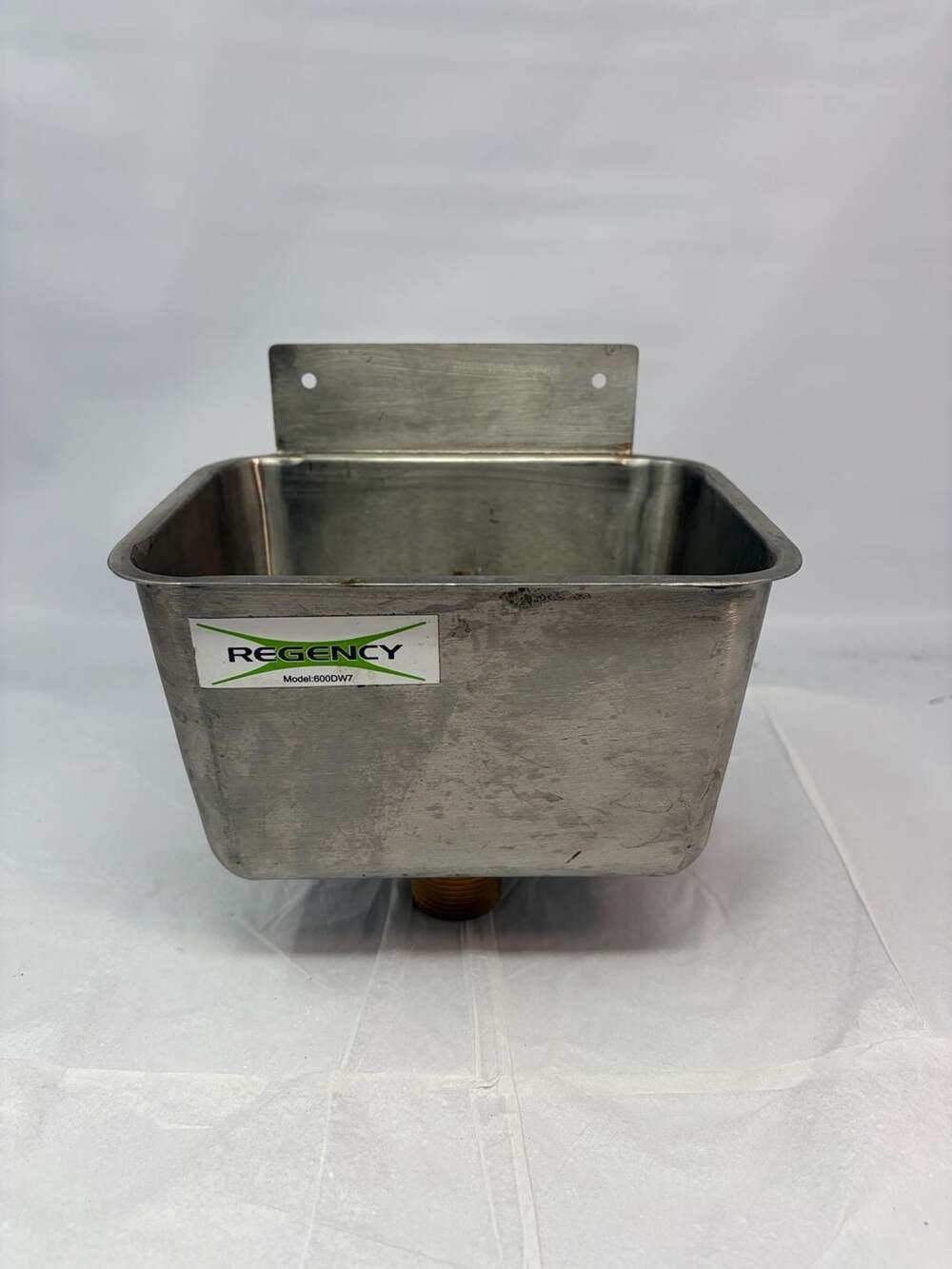 Regency 7" stainless steel Ice Cream Dipper Well commercial ice cream operation